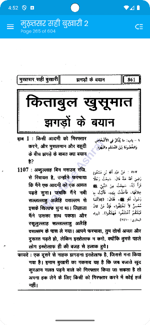 Mukhtasar Sahi Bukhari 2 Hindi Screenshot 3