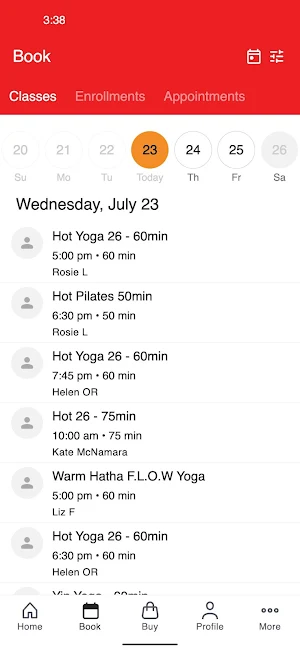 Hot Yoga Cork 2.0 Screenshot 1