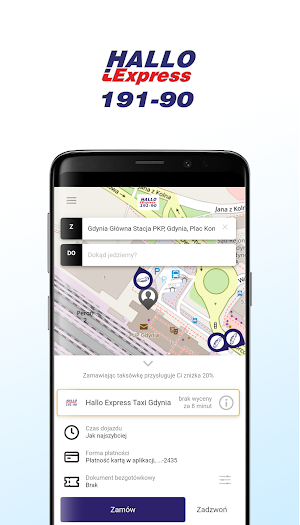 Hallo Express Taxi Gdynia Screenshot 1