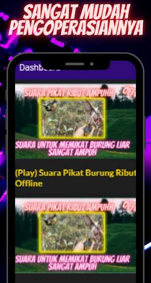 Pikat Burung Ribut Offline Screenshot 3