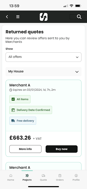 BuyMaterials.com Screenshot 2
