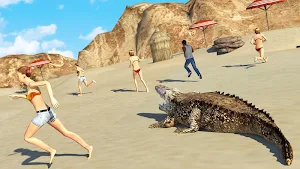 Hungry Crocodile Wild Hunt Simulation Game Screenshot 1