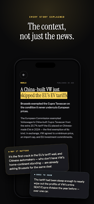 Implica - News, Explained Screenshot 1