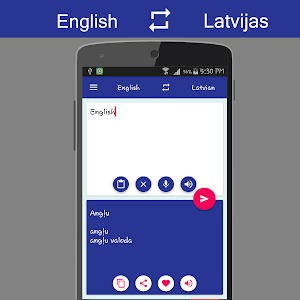 English - Latvian Translator Screenshot 1