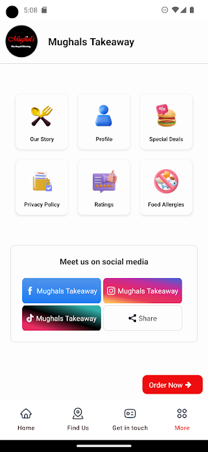 Mughals Takeaway Screenshot 3