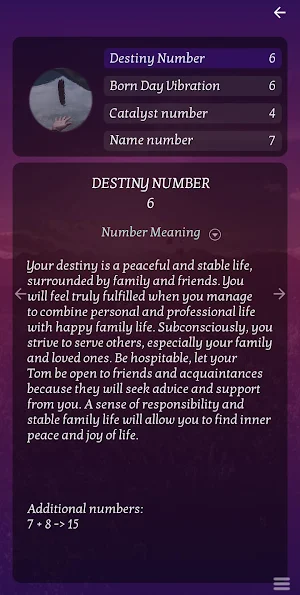 Our Numerology : Your numerology chart & forecast Screenshot 2