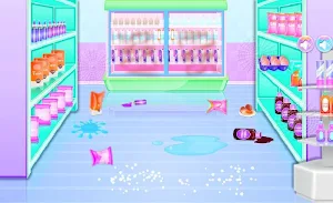 Cleaning and arranging a supermarket game Screenshot 2