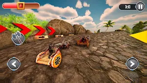 Ancient Oasis: Cart Clash Game Screenshot 2