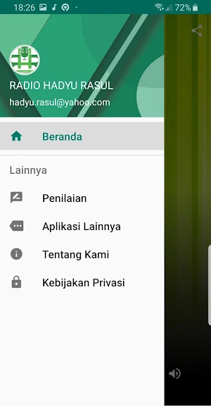 Radio HADYU RASUL Screenshot 2