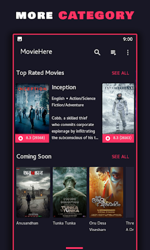 MovieHere - Discover Movies & more Screenshot 1