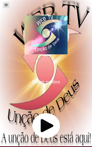 Web TV Unção de Deus Screenshot 0