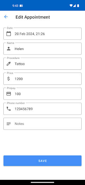 My clients Screenshot 1