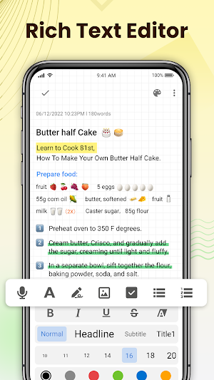 Notes - Notepad, To-Do list Screenshot 1