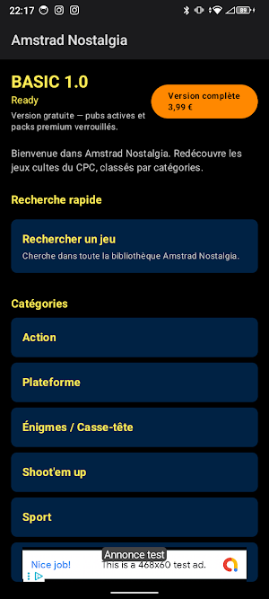 CPC Nostalgia retro 8bits Screenshot 2