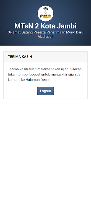 EXAM MTsN 2 Kota Jambi Screenshot 2