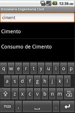 Dicionário Engenharia Civil Screenshot 1