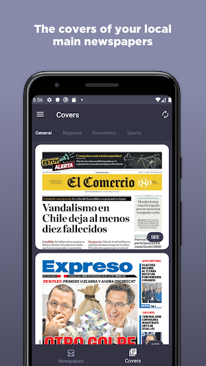 Peruvian Newspapers Screenshot 2