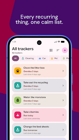 Lapse: Recurring Reminders Screenshot 1