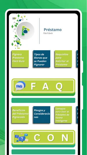 Pignora Préstamo Fácil Guía Screenshot 2