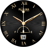 Rolma Black Elegance Watchface