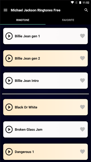 Ringtones Michael Jackson Screenshot 3