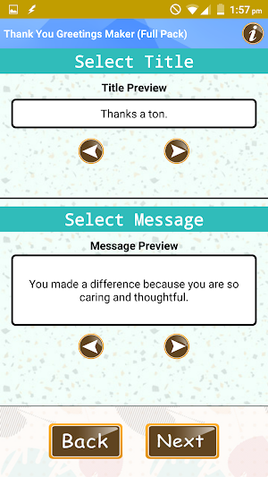 Design Thank You Greeting Card Screenshot 1