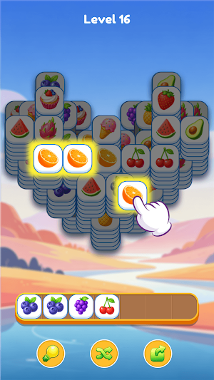 Lucky Tile Match:Fruit Match Screenshot 1