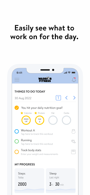 WarriorFit1 Screenshot 1