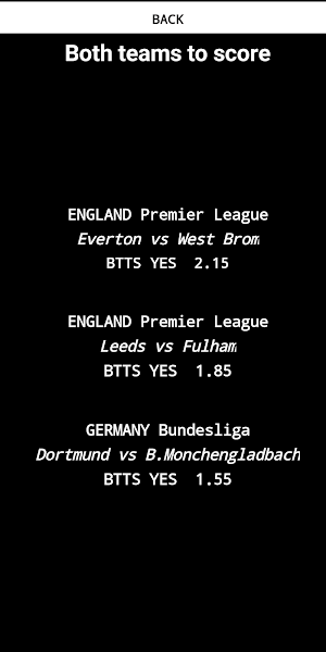 BTTS PRO TIPS : Sure Betting Tips Screenshot 1