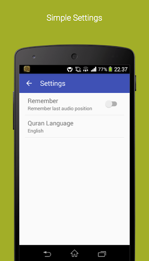 Quran MP3 Audio Screenshot 2