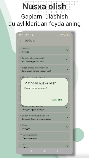 Ruscha O'zbekcha So'zlashgich Screenshot 3