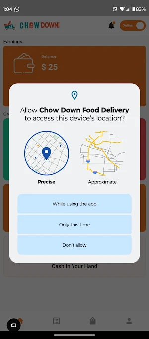 Chowdown Delivery App Screenshot 3