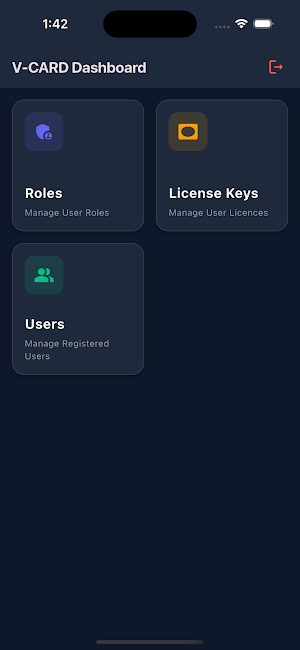 License-Vcard(NH) Screenshot 1