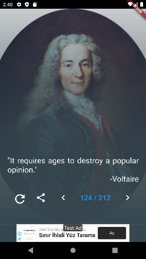 Voltaire Quotes Screenshot 2
