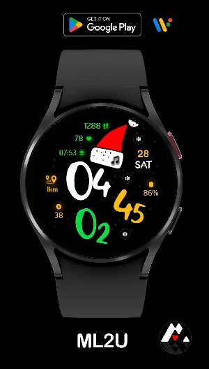 ML2U 160 Watch Face Screenshot 3