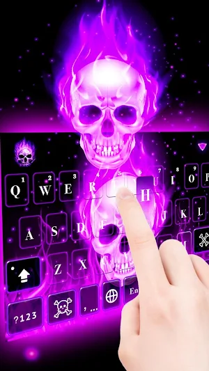 Skeleton Keyboard Theme Screenshot 1