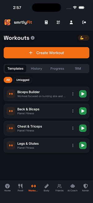 smrtlyFit Screenshot 1