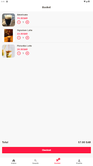 Coffee_Card Screenshot 2