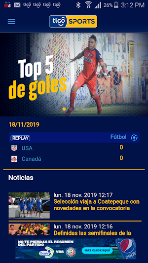 Tigo Sports Guatemala Screenshot 0