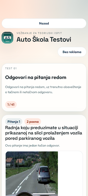 Auto Škola Testovi Screenshot 2