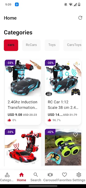 RC Cars toys online shopping Screenshot 0