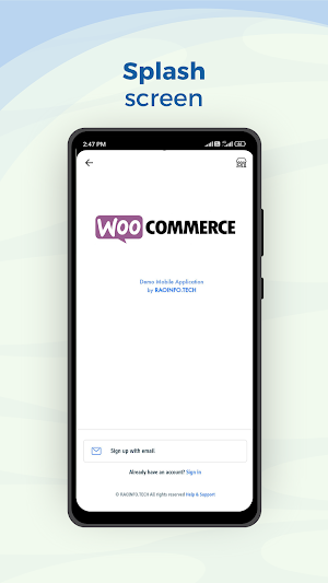 Rao WooCommerce Mobile Store Screenshot 0
