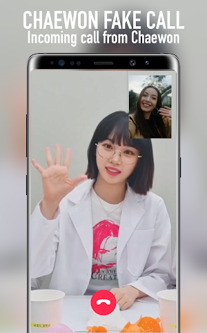 Chaewon Fake Call Screenshot 3
