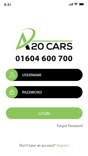 A20 Cars Private Hire Screenshot 1