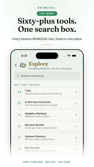 RAIMZEAL: AI Fitness Coach Screenshot 1
