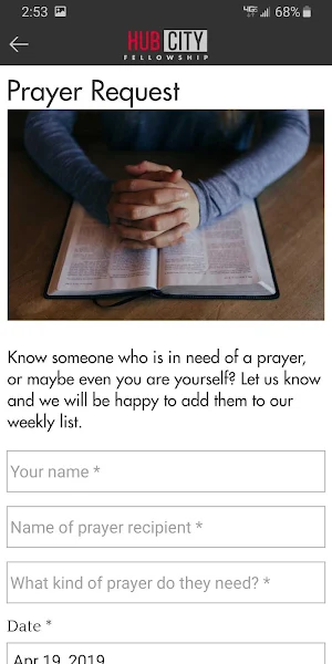 Hub City Fellowship Screenshot 1
