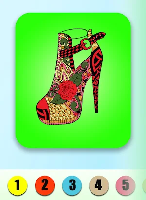 High Heels Coloring Screenshot 1