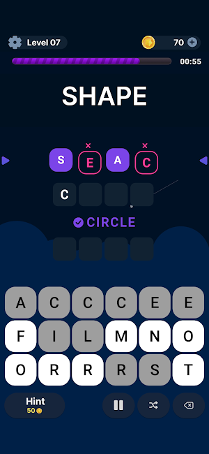 Guess4 - Word Game Screenshot 2