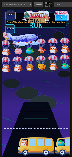 Winter Sky Dive Screenshot 0