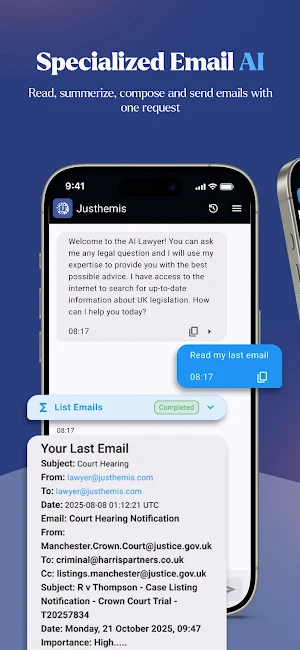 Justhemis - AI Legal Assistant Screenshot 2